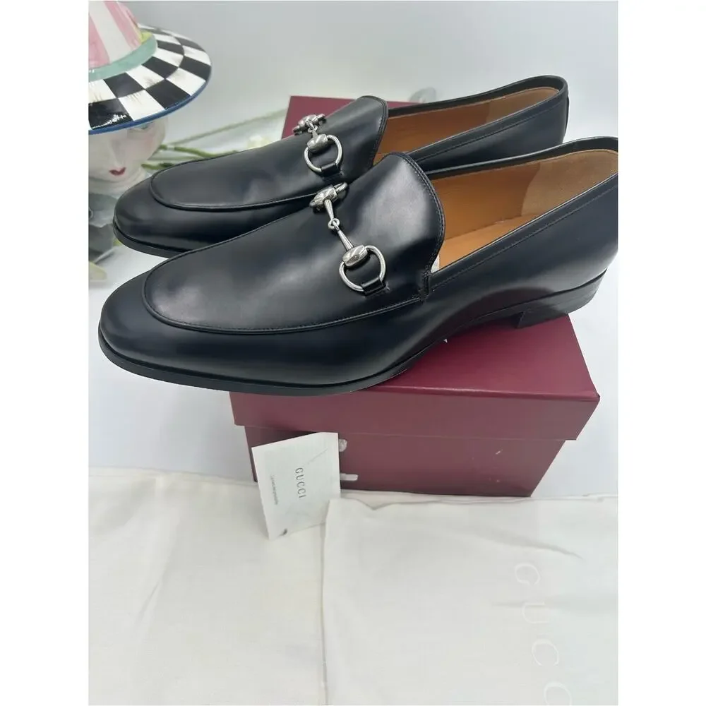 Men's Gucci horse bit leather loafer size 10.5 made in Italy